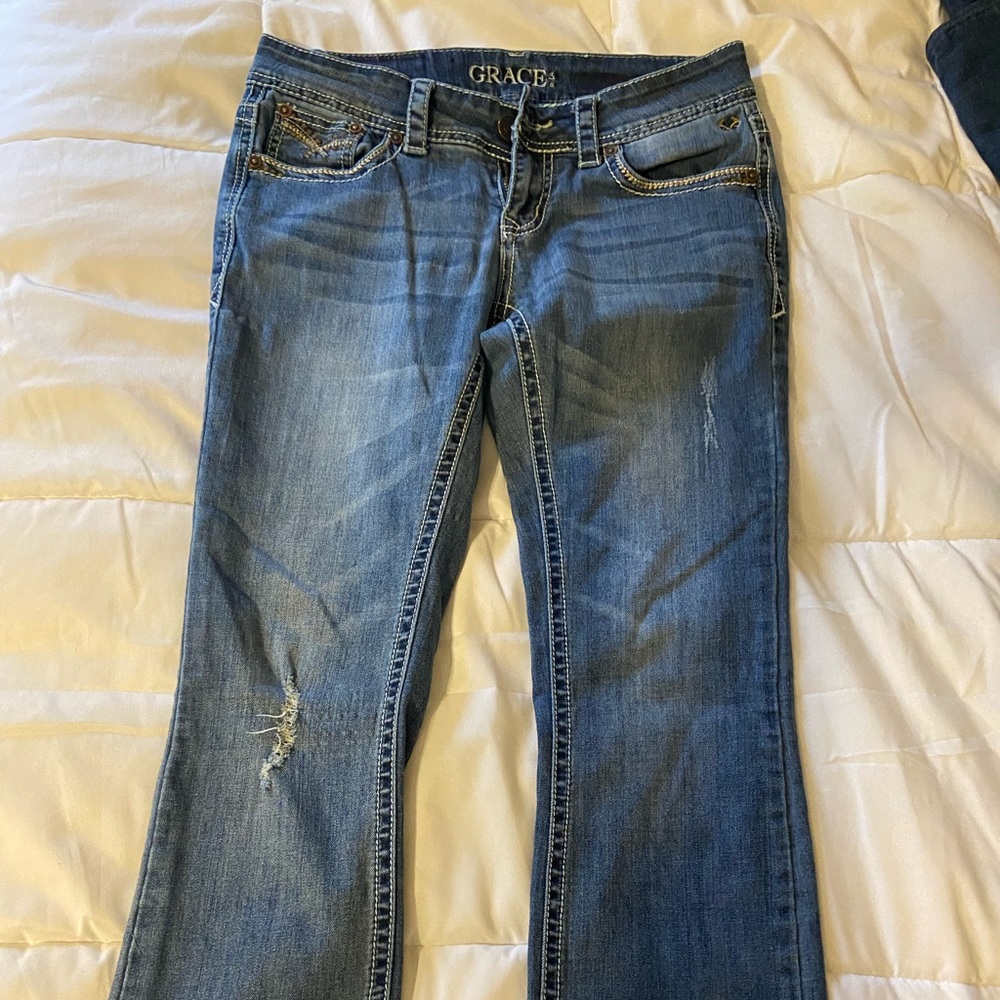 GRACE in LA bootcut jeans